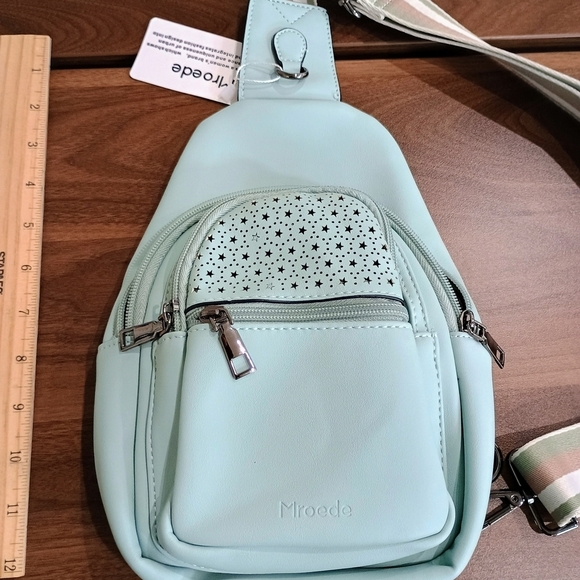 Mroede Handbags - Light Green Crossbody Bag